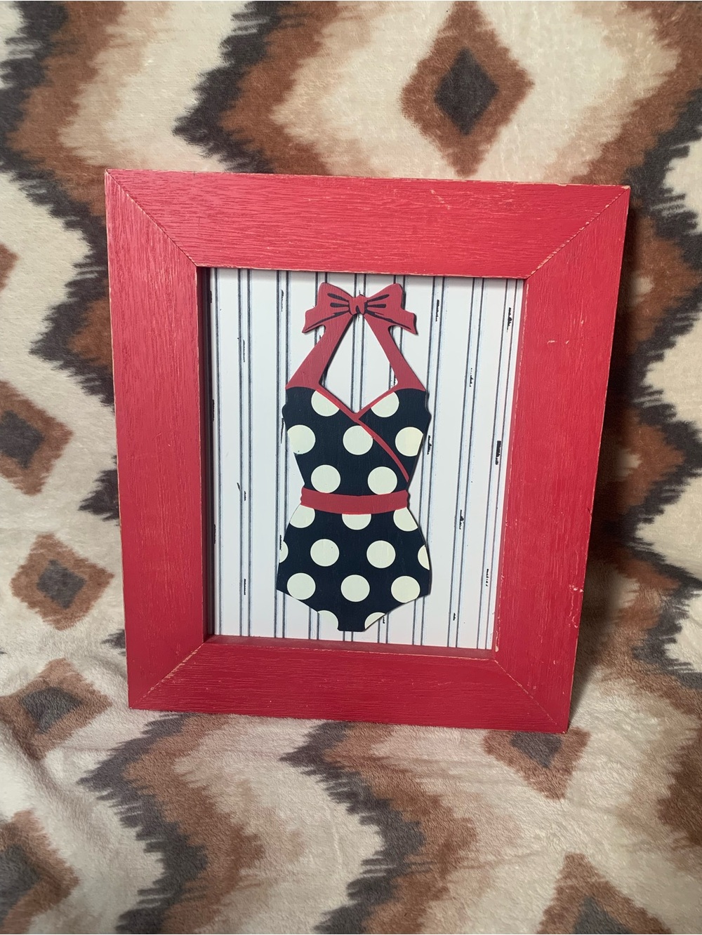 Bathing suit picture frame